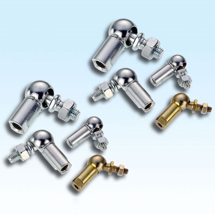 DIN71802 Angle ball joint CS13M8,steel with zinc white-blue,can be used for different industries,such as gas spring etc